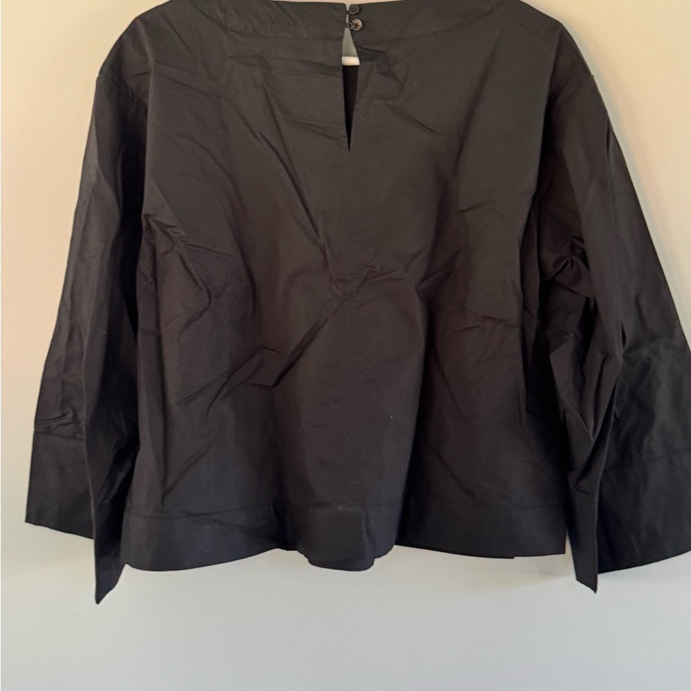 LOFT Women's Elegant Black Blouse - Picture 2 of 2